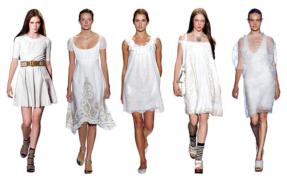 Vestidos Brancos Vestidos Brancos para o Réveillon 2012