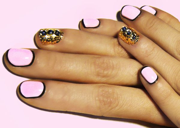 Conheça a Tendência Border Nails 01 Conheça a Tendência Border Nails