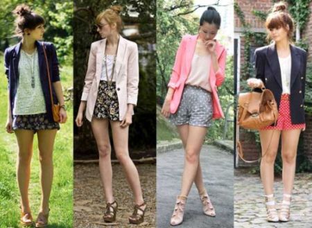 Saber combinar blazer com shortinho pode ser um grande trunfo para transformar seu visual sem precisar fazer mudanças drásticas (Foto: Divulgação)