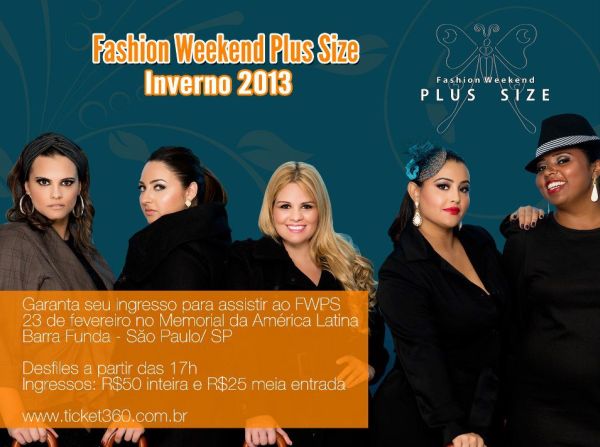 O Fashion Weekend Plus Size 2013 ocorrerá neste sábado dia 23-02-12 e trará lançamentos para o inverno 2013 (Foto: Divulgação)