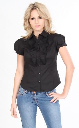 Camisas com Babado 7 Moda de Camisas Femininas com Babado