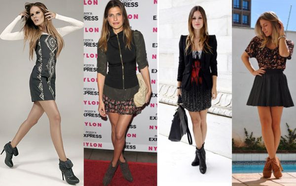 Os looks com bota de cano curto serão os grandes hits do inverno 2013 (Foto: Divulgação)