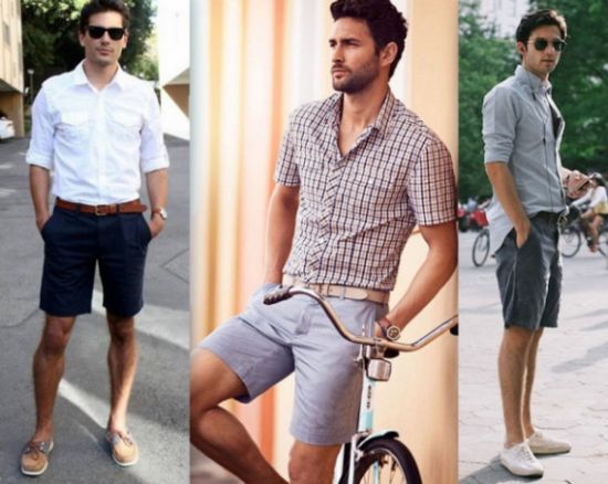 Os homens estão podendo trabalhar com bermudas atualmente e a moda masculina oferece modelos bem especiais para este caso (Foto: Divulgação)