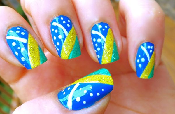 Opções de unhas decoradas para Copa 2014 não faltam, para você torcer com muito estilo para a nossa seleção (Foto: Divulgação)