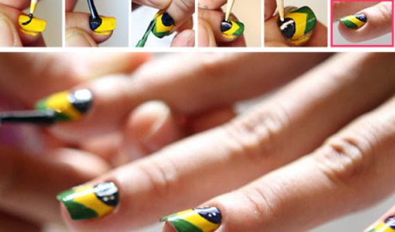 Unhas Decoradas para Copa 2014, Modelos   71