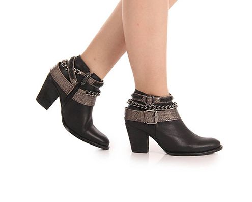 botas femininas cano curto passarela