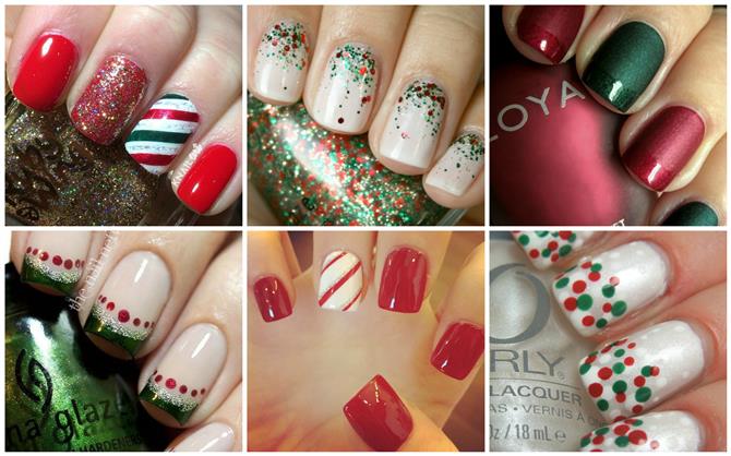 unhas de natal boneco de neve