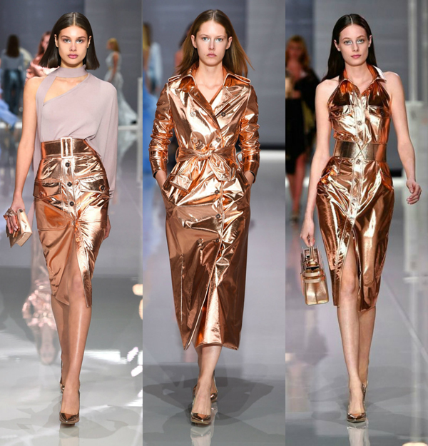 looks de Réveillon dourado