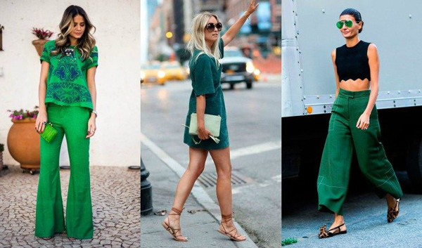 looks de Réveillon verde