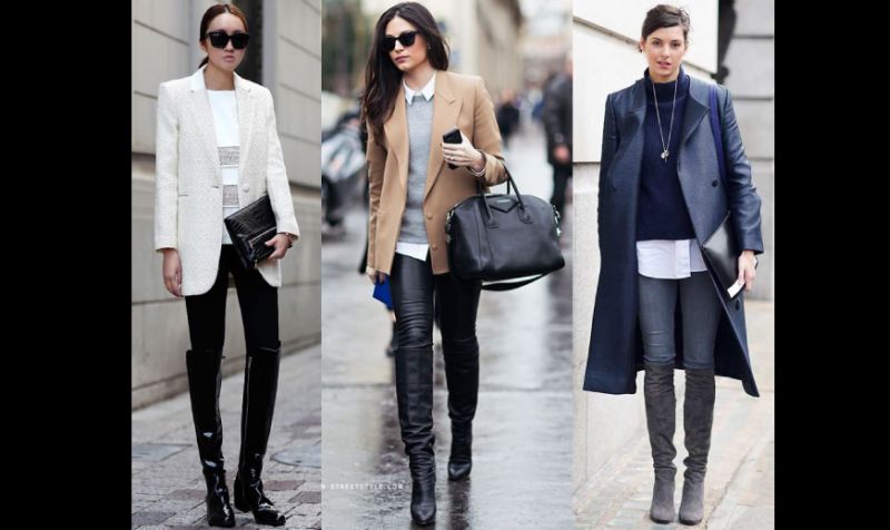 looks com botas invernais 