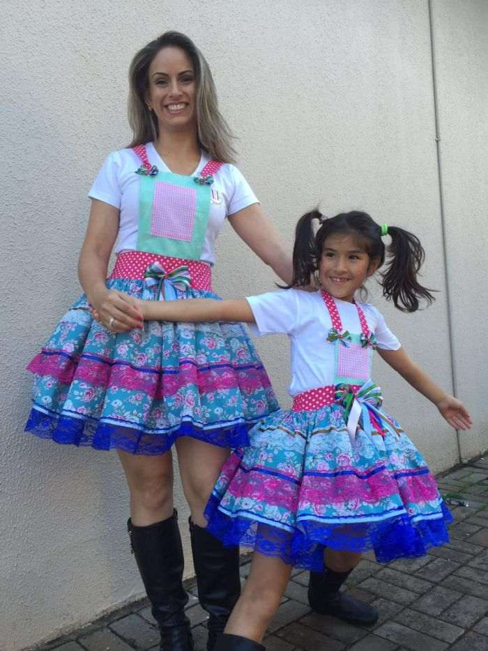 vestido junino mae e filha