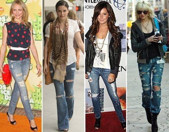 Calça Jeans Rasgada: Como Usar - Looks