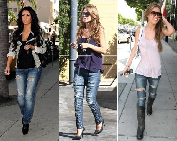 Calça Jeans Rasgada: Como Usar - Looks