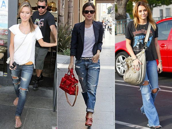 Calça Jeans Rasgada: Como Usar - Looks